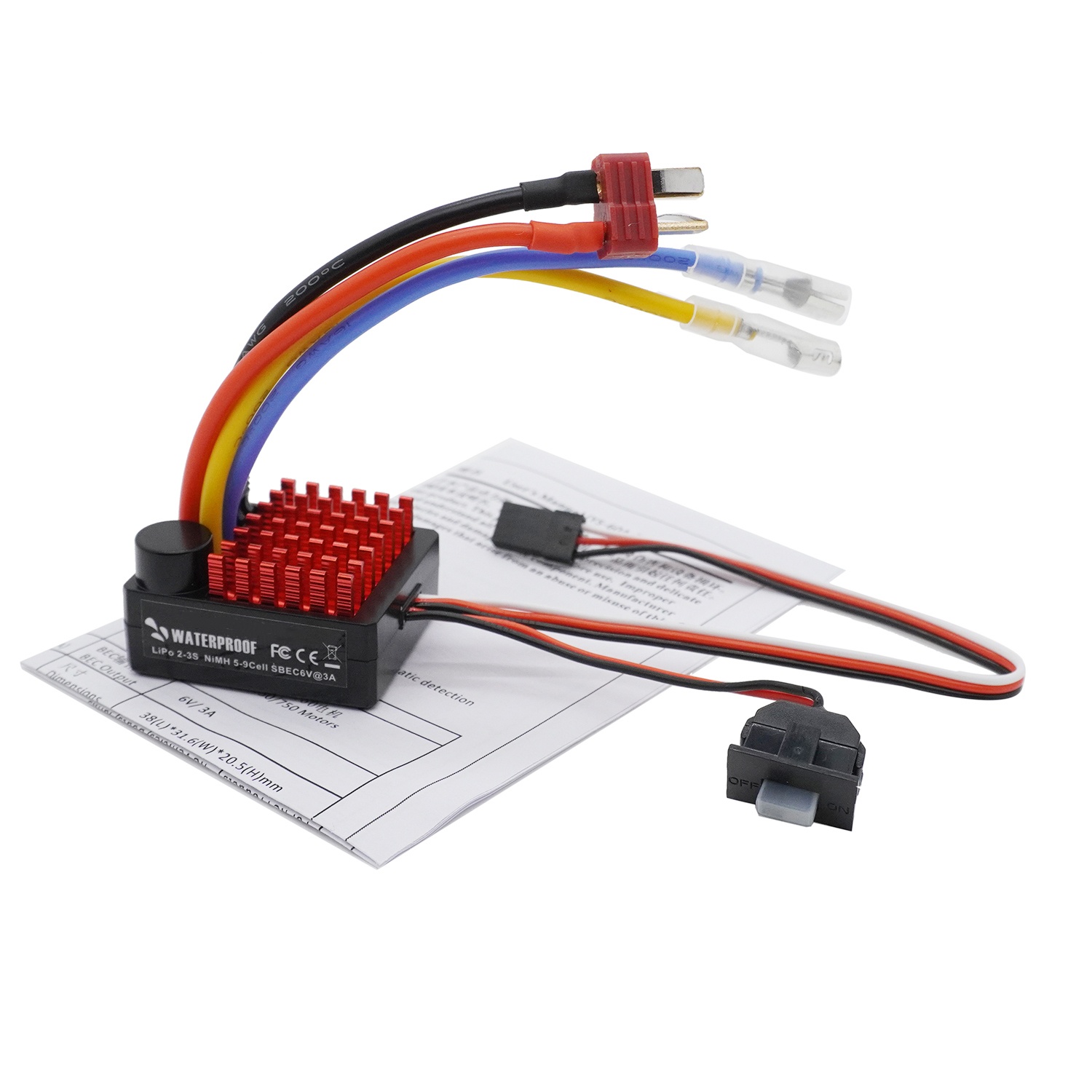 Esc Waterproof 60A - 9IMOD 1060 RTR 60A ESC Controlador