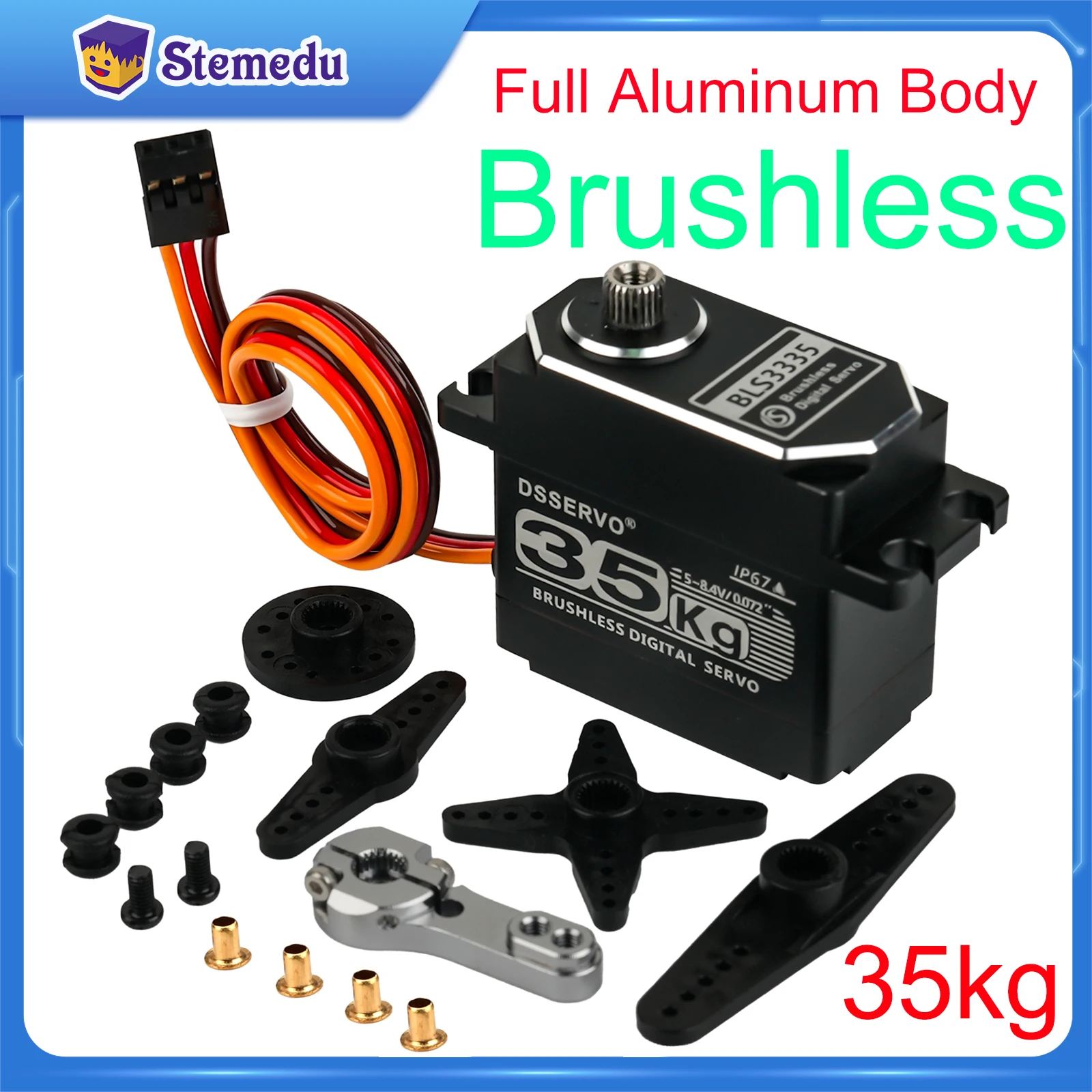 Rc Hobbies - Servomotor Digital BLS3335 de 35KG, alta