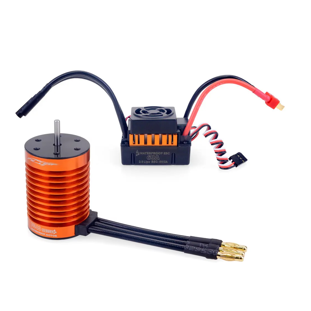 Esc Waterproof 60A - 1/10 1/12 1/14 RC parte impermeable