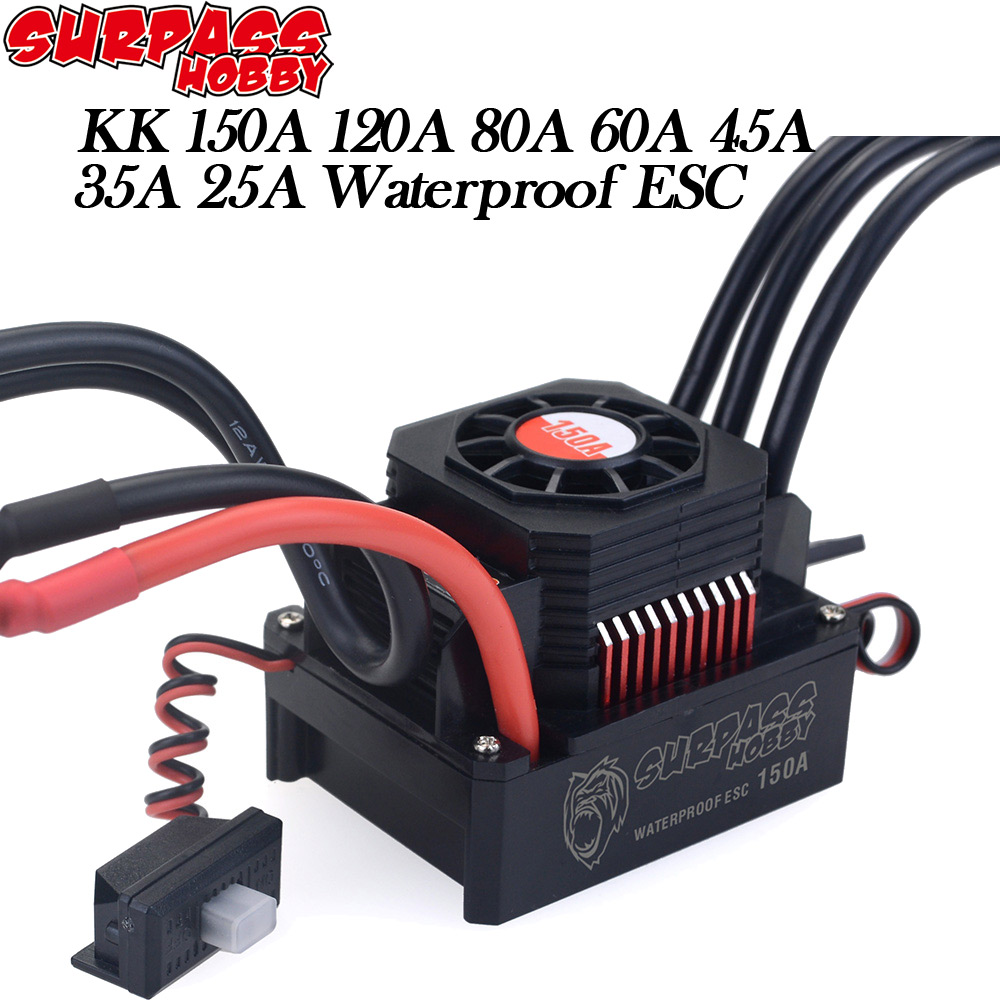Esc Waterproof 60A - SURPASS HOBBY controlador de velocidad ESC