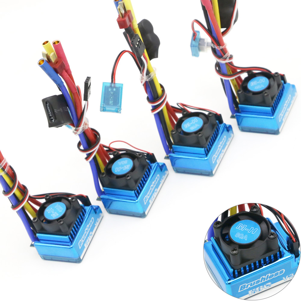 Esc Waterproof 60A - Controlador de velocidad eléctrico ESC sin