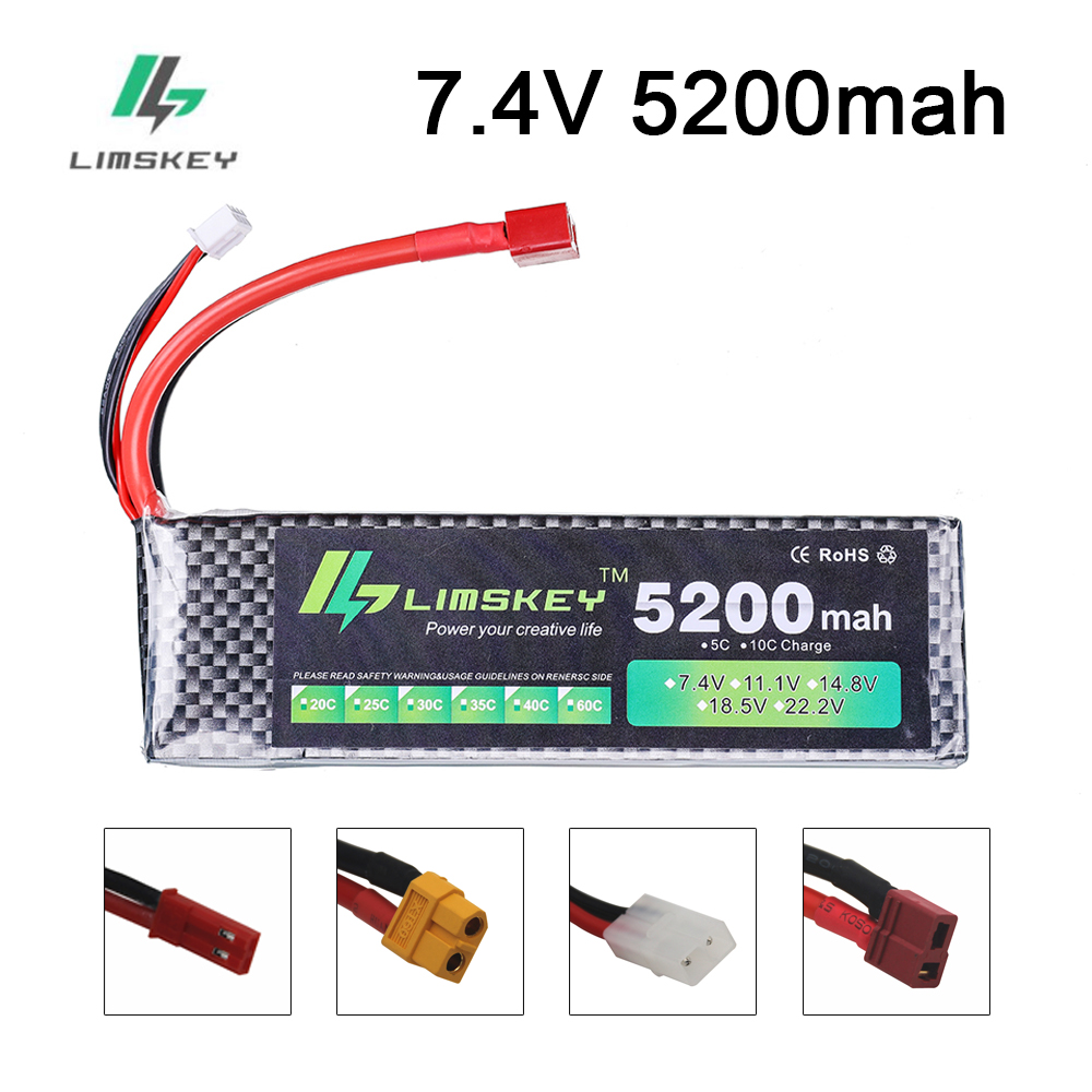 Limskey Power batería 7,4 V 52 - Rc Hobby Helicopter reseña y precio