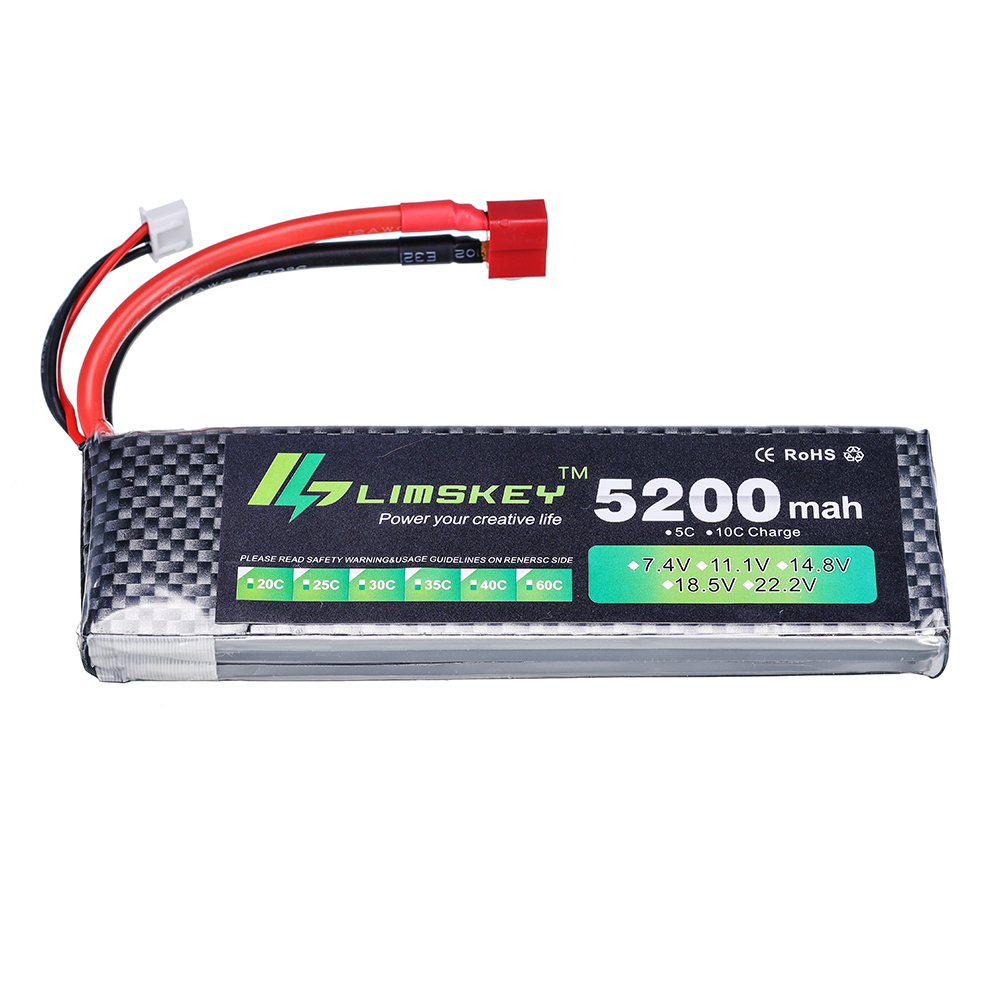 Limskey Power batería 7,4 V 52 - Rc Hobby Helicopter reseña y precio