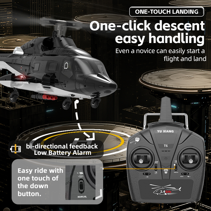 Nuevo Helicóptero RC YUXIANG F - Rc Hobby Helicopter reseña y precio