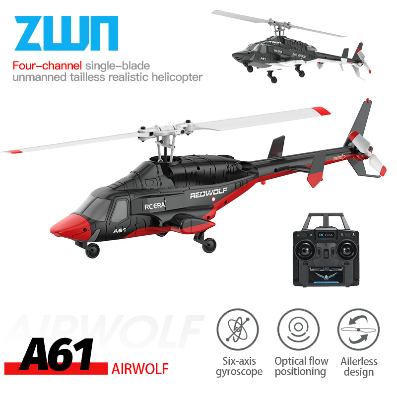 Helicóptero A61 RC 2,4G girosc - Rc Hobby Helicopter reseña y precio