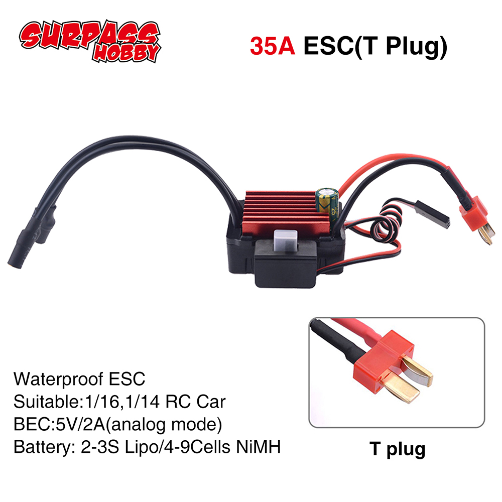 SURPASSHOBBY ESC 150A 80A 120A - Esc Waterproof 60A reseña y precio