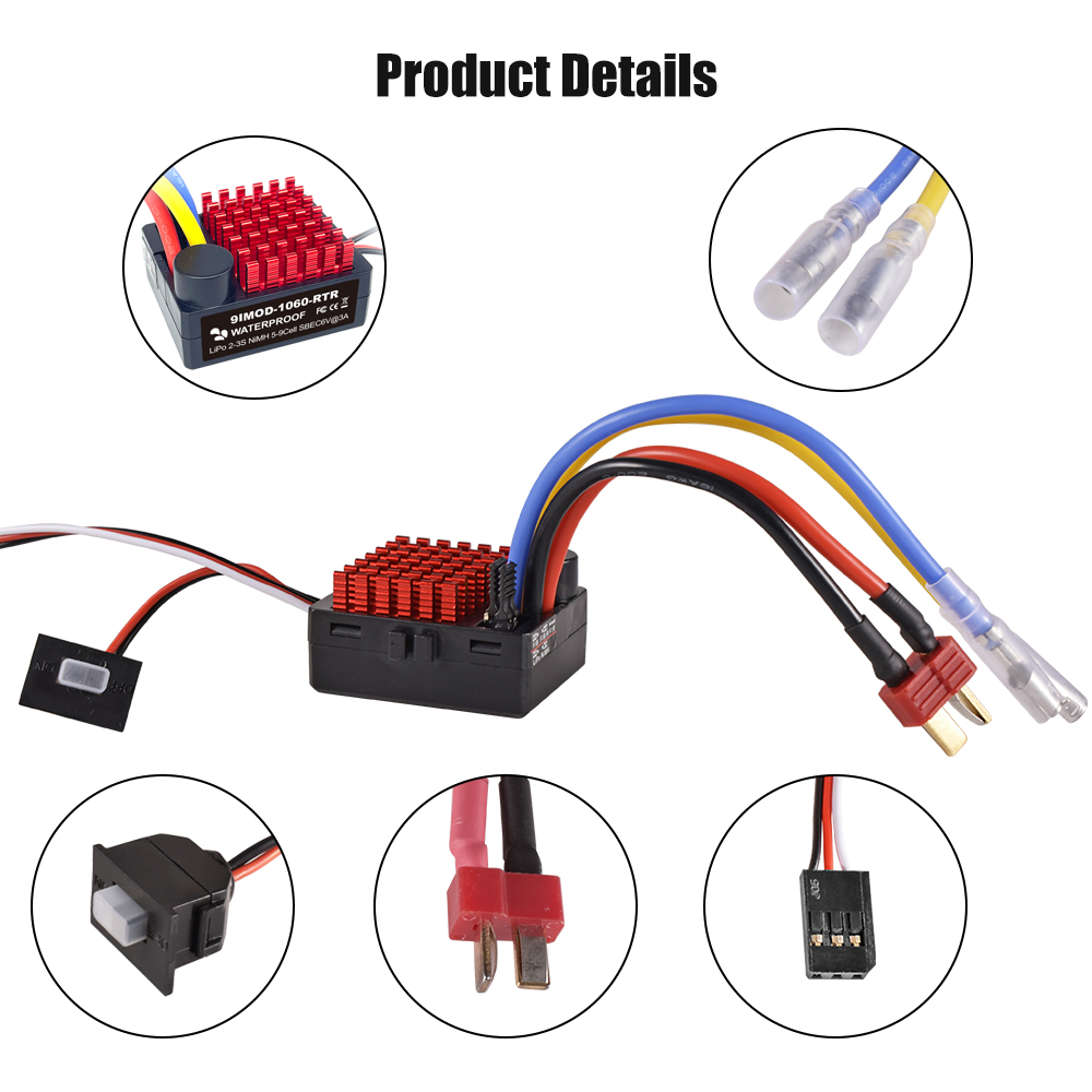 9IMOD 1060 RTR 60A ESC Control - Esc Waterproof 60A reseña y precio