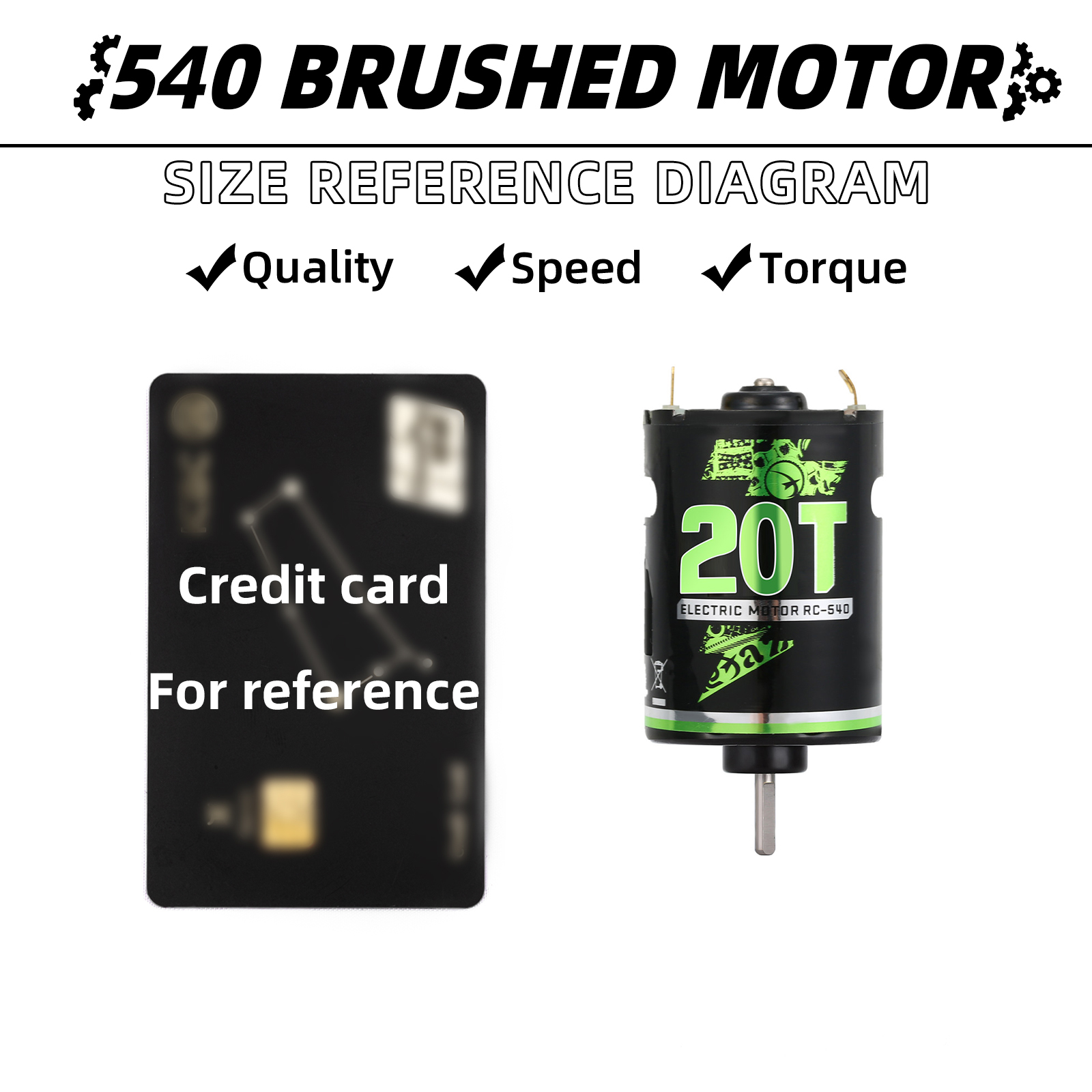 RC 540 10T-80T Motor cepillado - Esc Waterproof 60A reseña y precio