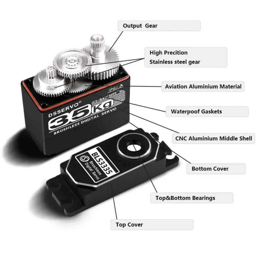 Servomotor Digital BLS3335 de  - Rc Hobbies reseña y precio