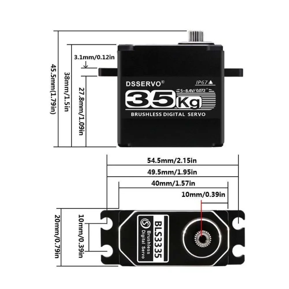 Servomotor Digital BLS3335 de  - Rc Hobbies reseña y precio