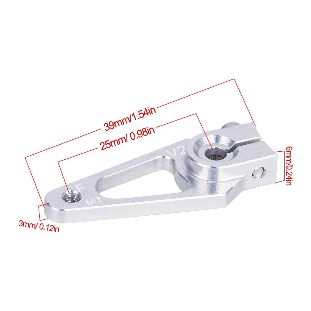 Brazo de bocina Servo de alumi - Hobby Zone Rc reseña y precio