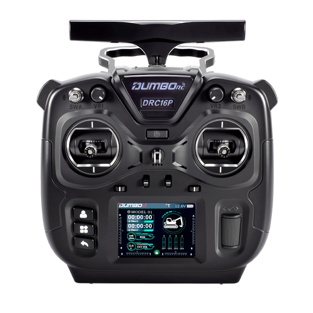 Transmisor RC DUMBORC DRC16P d - Rc Hobbies reseña y precio