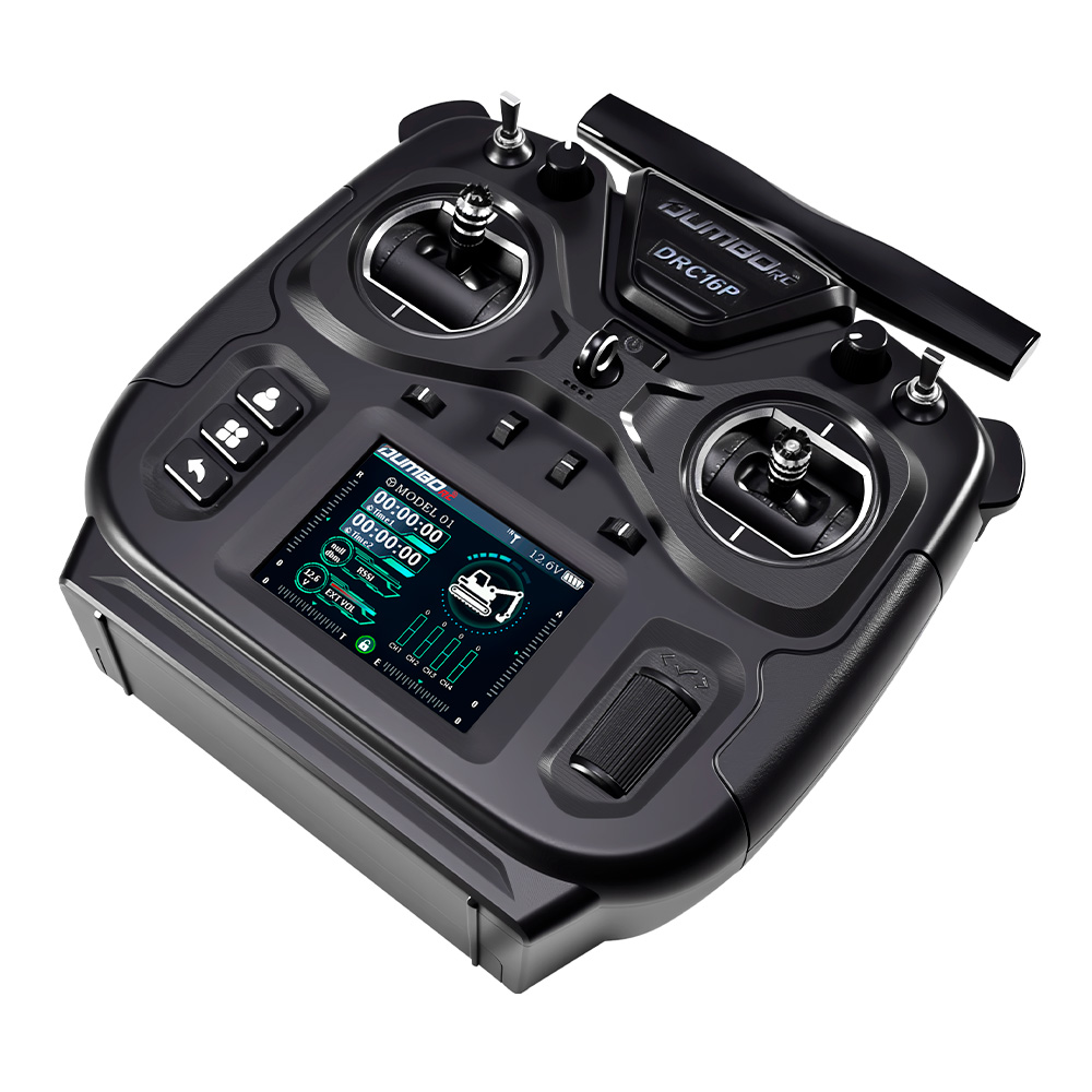 Transmisor RC DUMBORC DRC16P d - Rc Hobbies reseña y precio