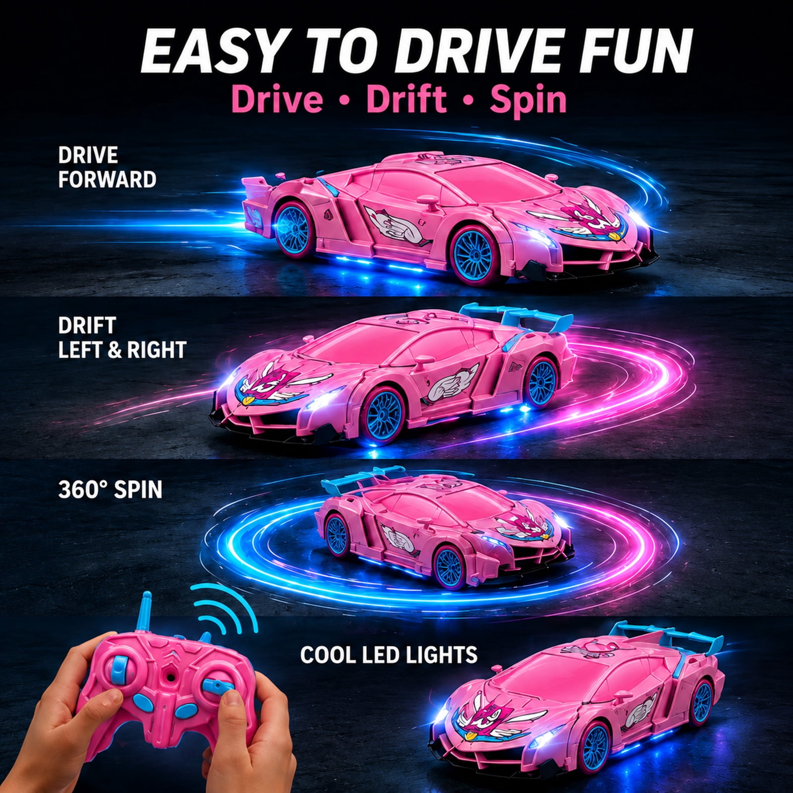Coche Robot Transformable Unic - Rc Hobby Lobby reseña y precio