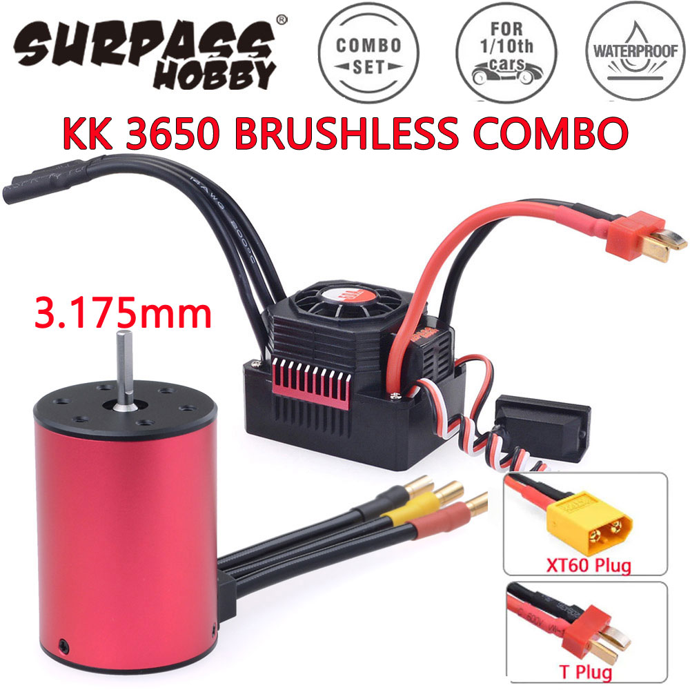Surpass Hobby KK 3650 Combo Mo - Esc Waterproof 60A reseña y precio